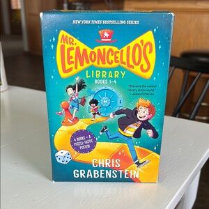 Mr. Lemoncello's Library Book Set for Kids